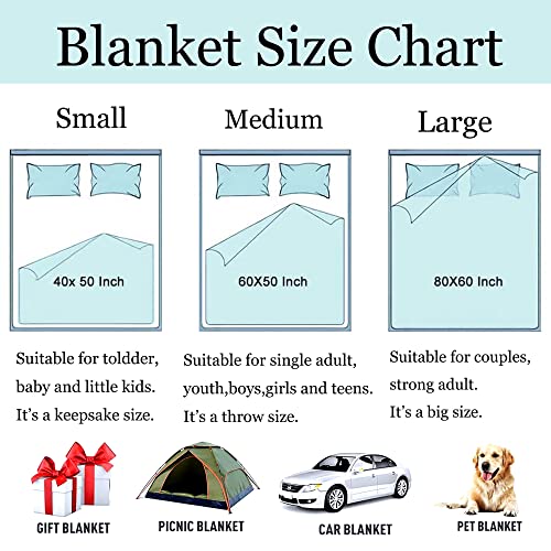 Christian Gifts for Women Inspirational Bible Verse Blanket Religious Scripture Prayer Faith Throw Blanket Soft Flannel Healing Blanket 50"X40"