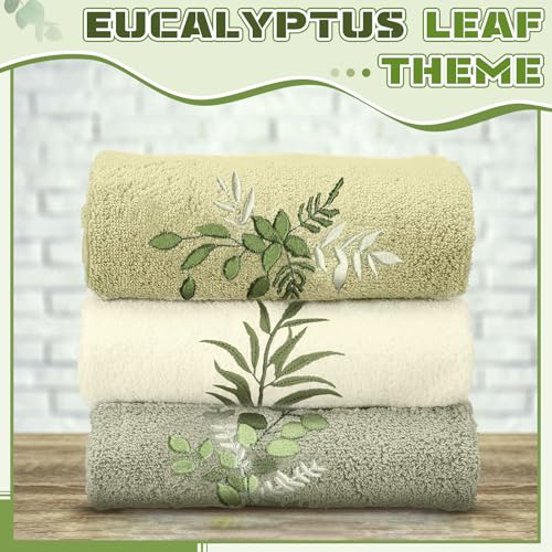 Bee Hand Towels Farmhouse Summer Yellow Bathroom Decor 14x29 Inch Embroidered Cute Bee Towels Cute Cotton Soft Absorbent for Bathroom Kitchen