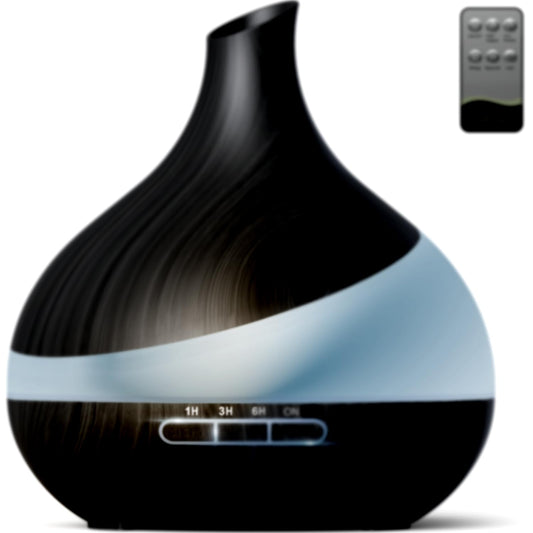 500ML Essential Oil Diffuser: Aroma Diffuser with Remote Control for Hotel Spa Yoga Room - Humidifier with 14 Colors LED Night Light for Bedroom Home Relaxation