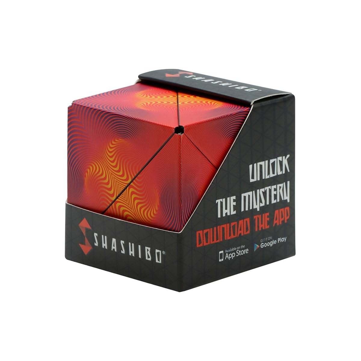 SHASHIBO Shape Shifting Box - STEM Magnetic Fidget Cube That Transforms Into Over 70 Shapes, Download Fun in Motion Toys Mobile App (Mystic Ocean)