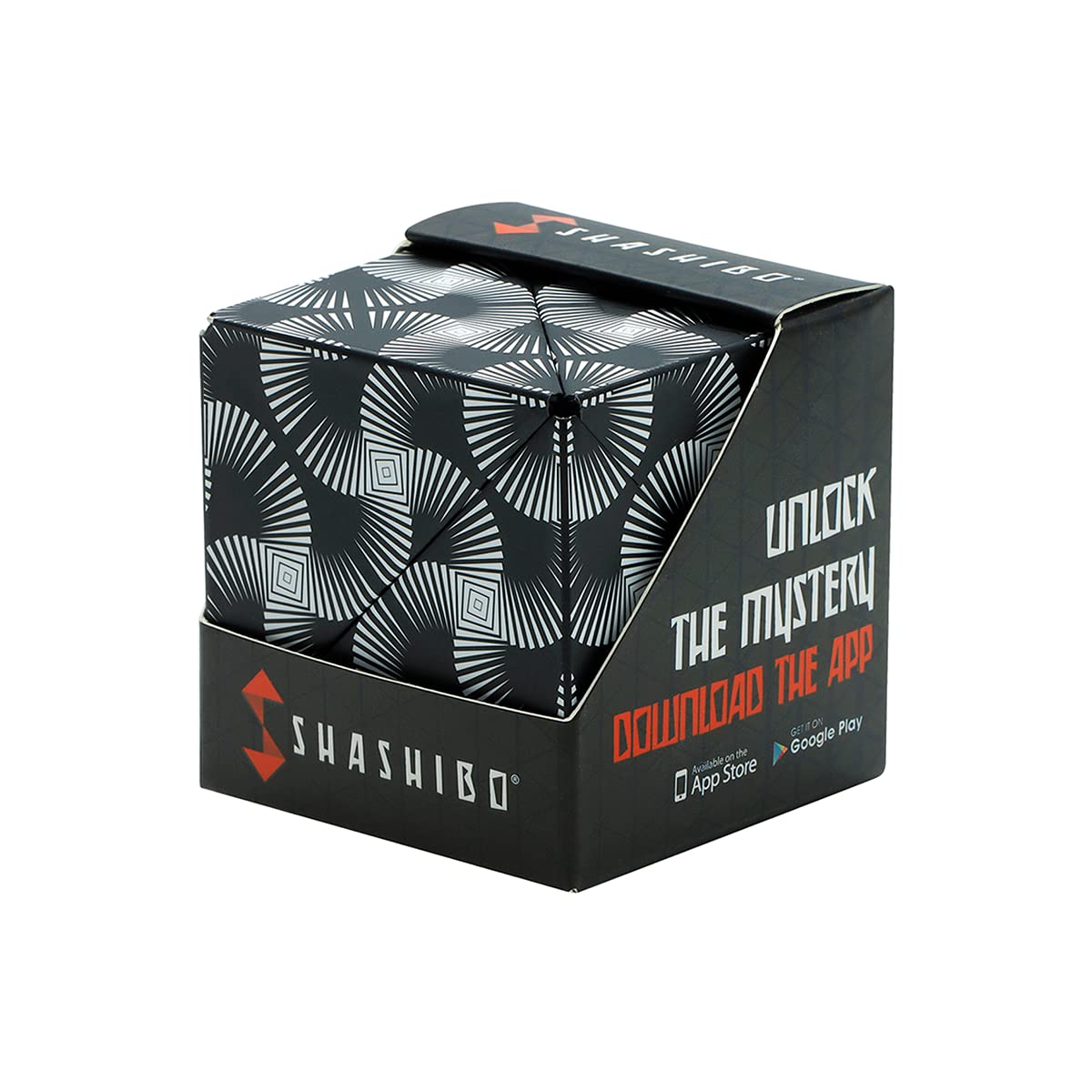 SHASHIBO Shape Shifting Box - STEM Magnetic Fidget Cube That Transforms Into Over 70 Shapes, Download Fun in Motion Toys Mobile App (Mystic Ocean)