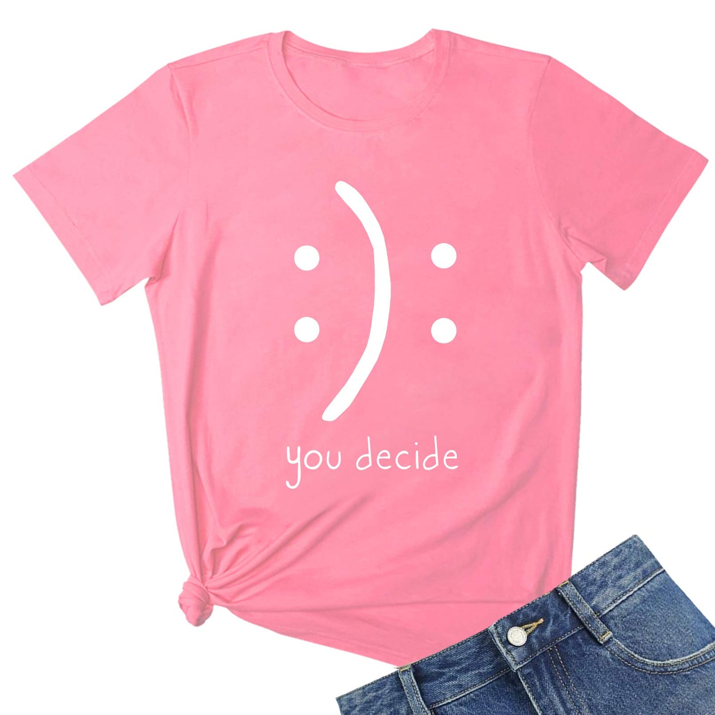 BLACKMYTH Women's T-Shirts Cotton Funny Graphic Design Casual Short Sleeve Top Tees