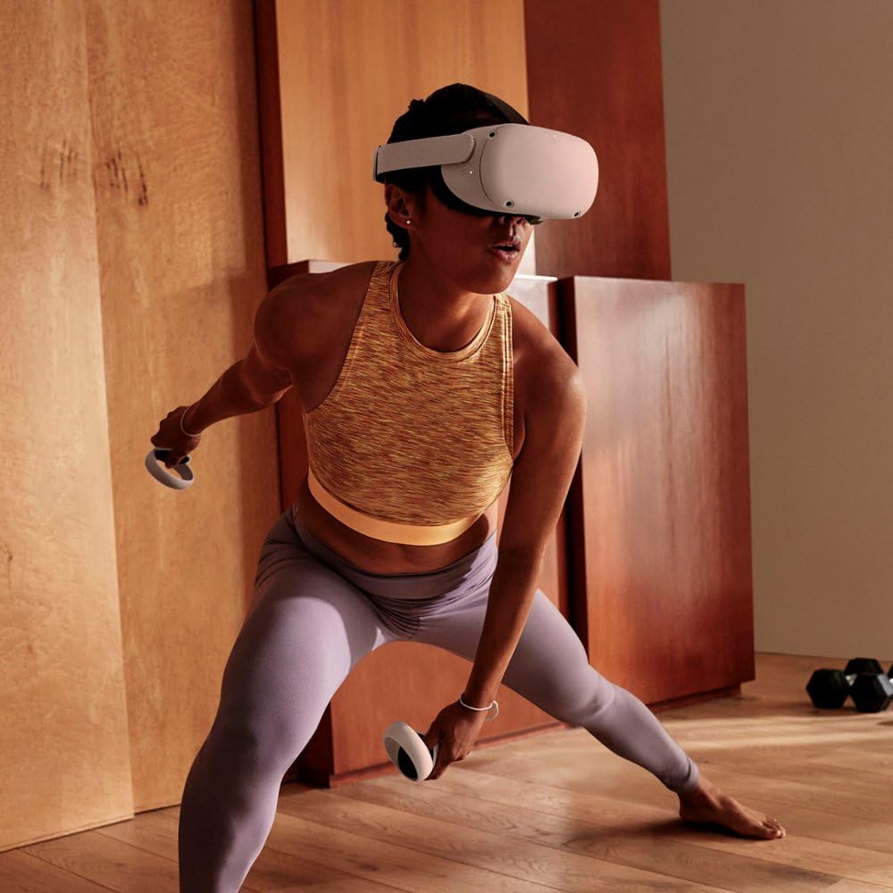 Meta Quest 2 128GB - Advanced All-in-One Virtual Reality Headset (Renewed)