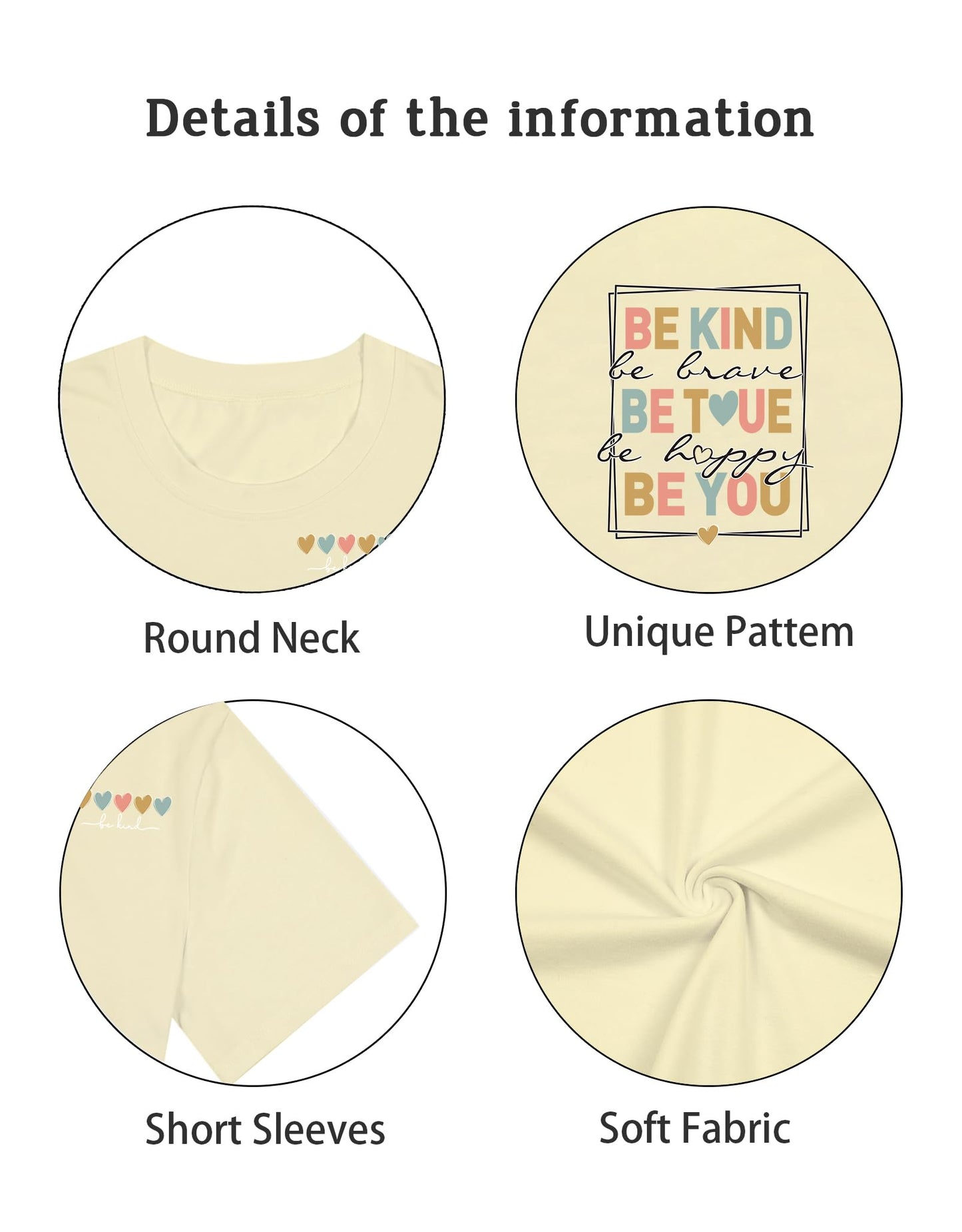 Be Kind Shirt for Women Teacher Kindness Positive Message Tshirt Dandelion Graphic Summer Tee Tops