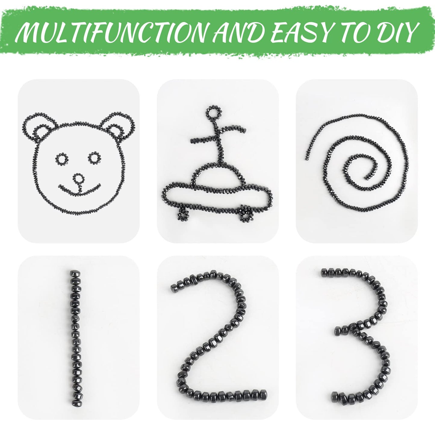 550pcs Ferrite Putty, Fidget Toys, Fidget Toys Adults, Desk Fidgets Toys for Office Stress/Anxiety Relief ,Adults Gifts