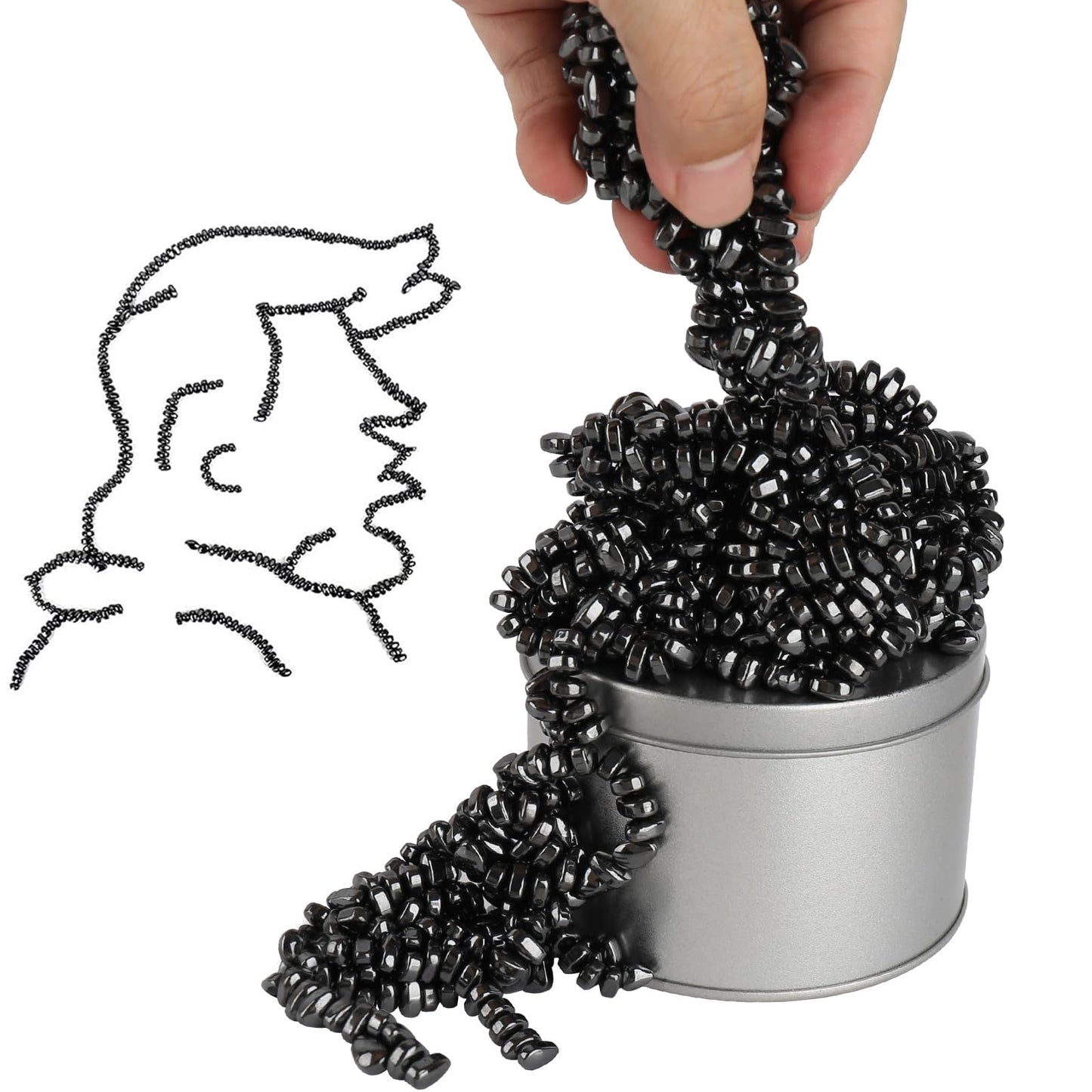 550pcs Ferrite Putty, Fidget Toys, Fidget Toys Adults, Desk Fidgets Toys for Office Stress/Anxiety Relief ,Adults Gifts