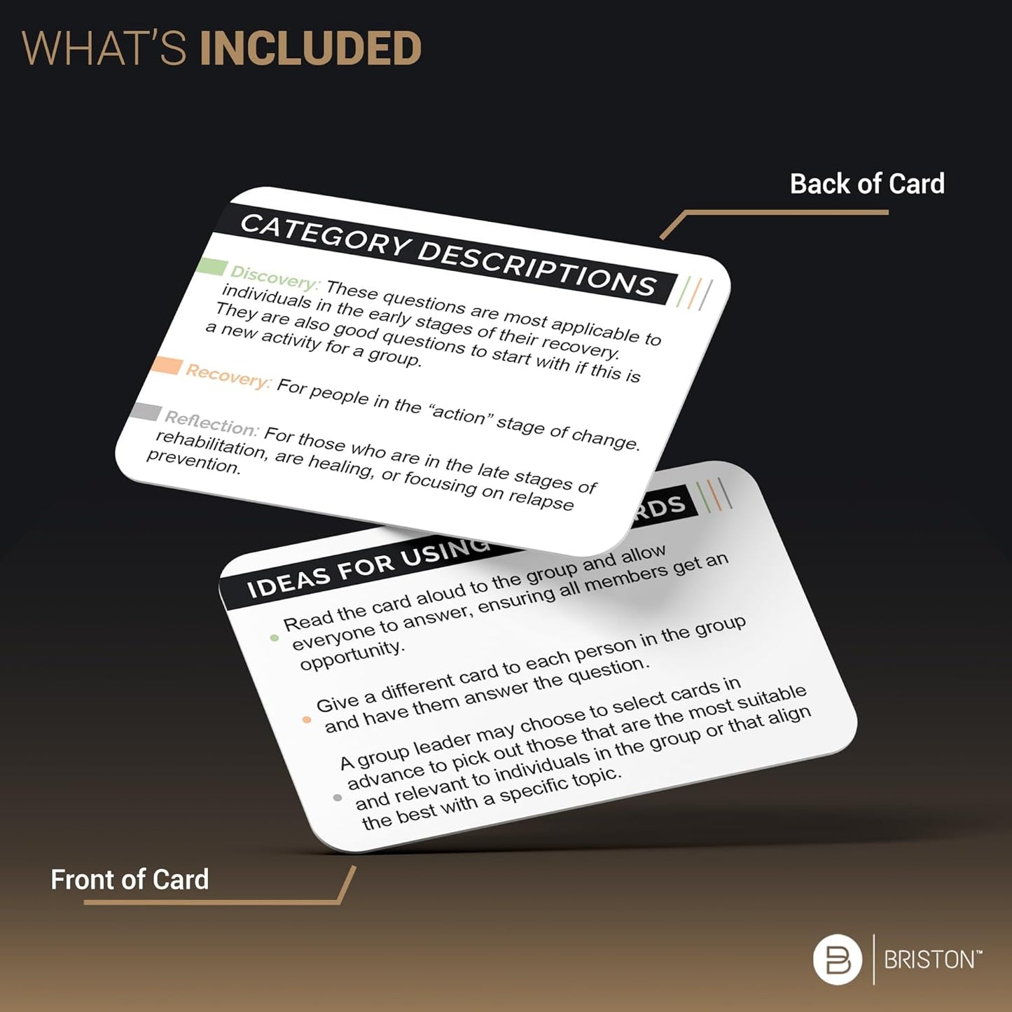 Overcome: Addiction Recovery Questions Group Therapy Game 70 Cards – Counseling Conversations Therapeutic Icebreaker for Substance Abuse, Positive Mental Health, Sobriety, Relapse & Suicide Prevention