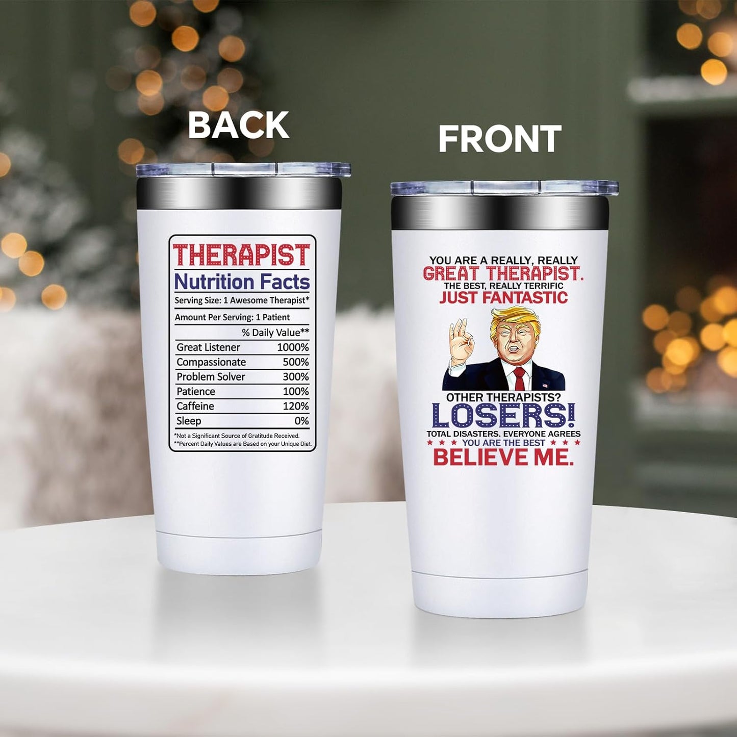 Therapist Gifts - Physical Therapist Gifts for Women - Nurses Week Christmas Gift for Therapy Mental Health Therapists - 20oz Tumbler