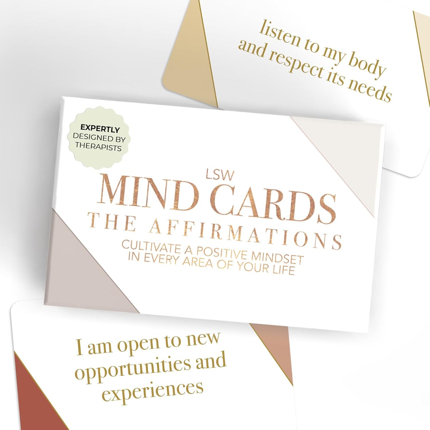 Affirmation Cards for Growth & Positive Mindset | 50 Daily Mindful Manifests - Confidence, Career, Health, Relationships & Gratitude | Inspirational Gifts for Women & Men