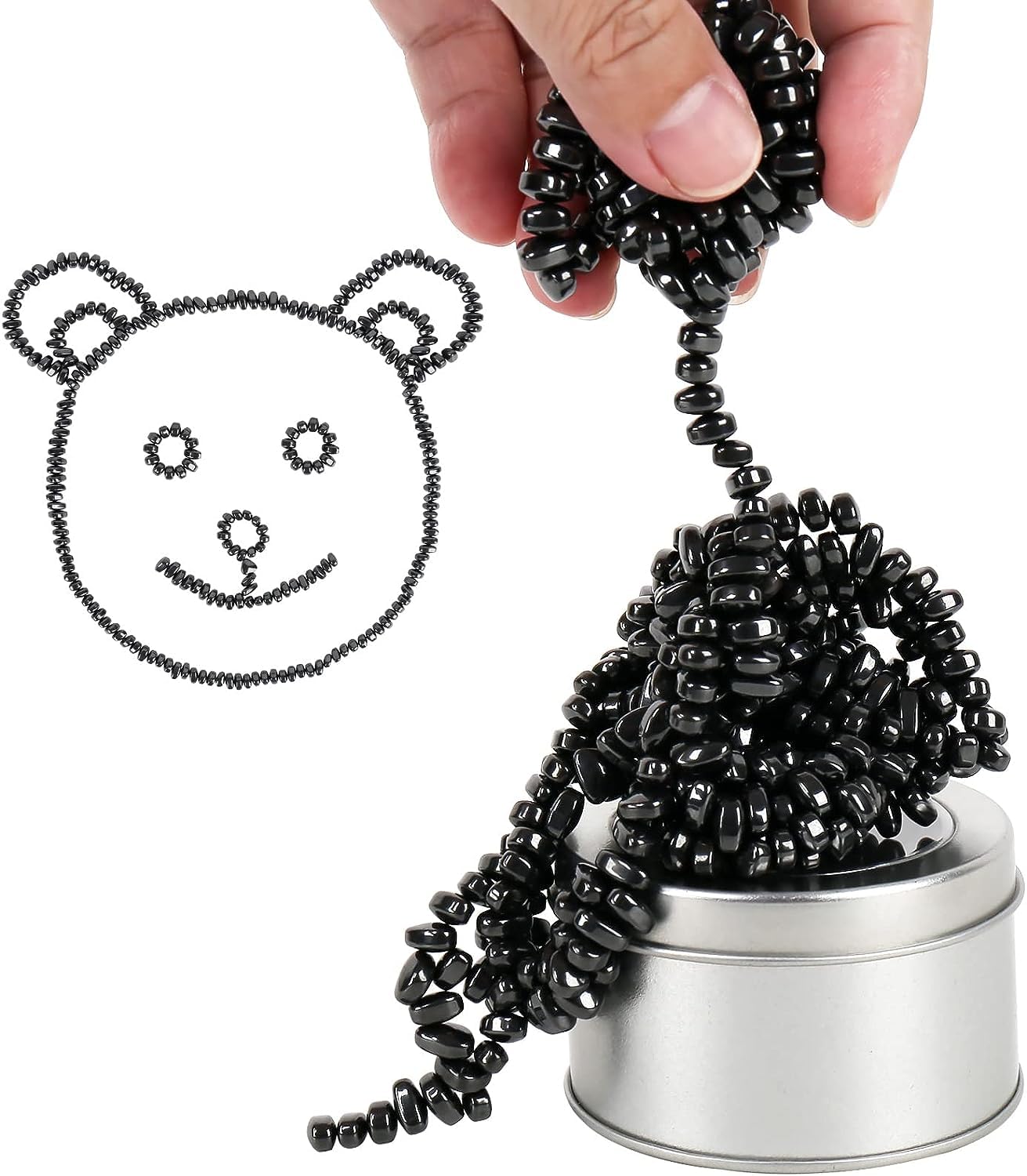 550pcs Ferrite Putty, Fidget Toys, Fidget Toys Adults, Desk Fidgets Toys for Office Stress/Anxiety Relief ,Adults Gifts