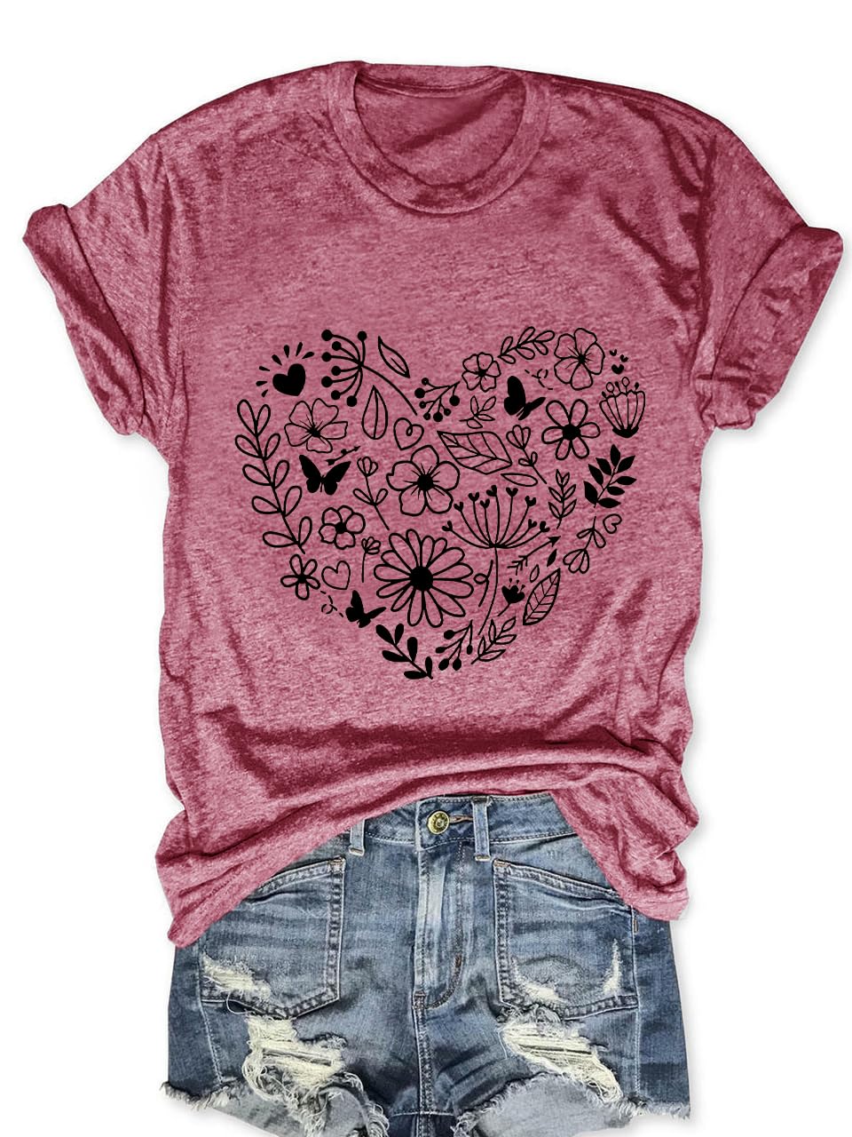 Sunflower Shirts for Women Faith Graphic Tees Short Sleeve Loose Fit Butterfly Teen Girls T Shirt Summer Tops