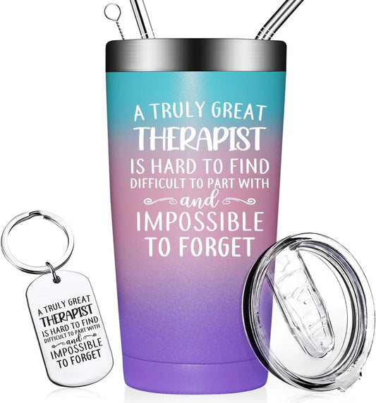 Therapist Gifts - Physical Therapist Gifts for Women - Nurses Week Christmas Gift for Therapy Mental Health Therapists - 20oz Tumbler