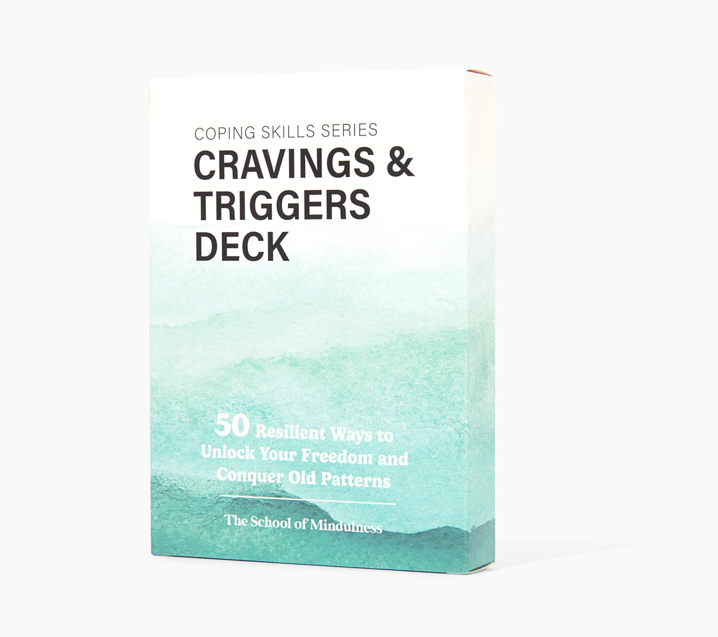 The School of Mindfulness- Mindfulness Coping Skills Series Deck, for Depression and Anxiety, Anger Management, and Cravings and Triggers (Anger Management)