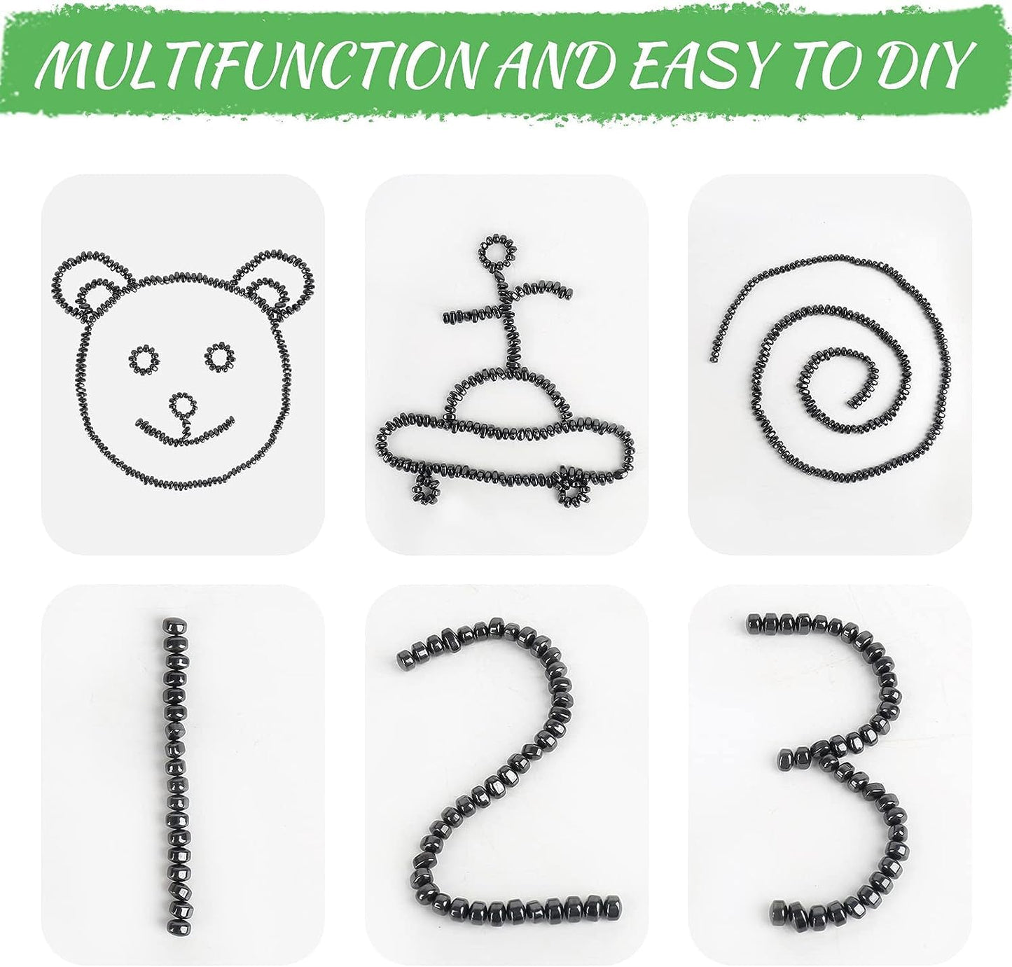 550pcs Ferrite Putty, Fidget Toys, Fidget Toys Adults, Desk Fidgets Toys for Office Stress/Anxiety Relief ,Adults Gifts