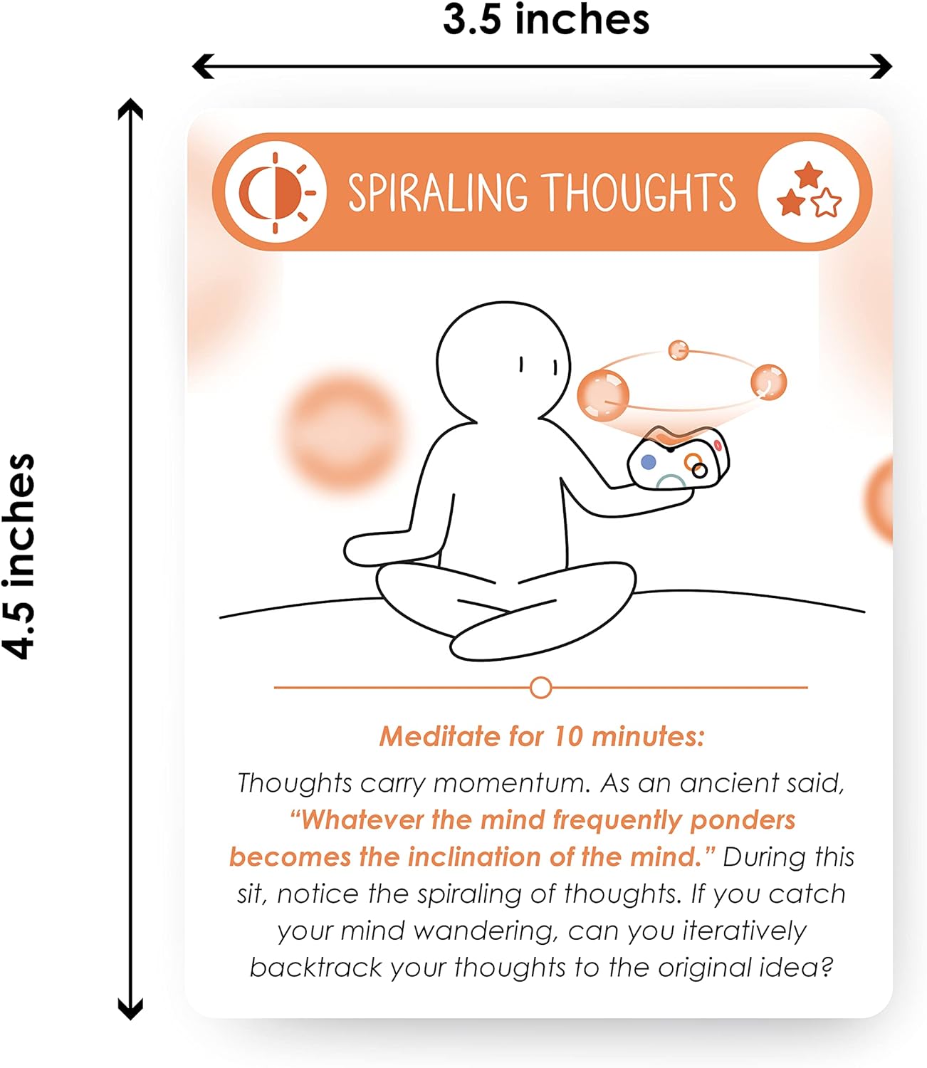 BEST 100 Daily Meditation Cards | Anxiety Relief Item for Relaxation | Self Care Kit for Stress Relief | Perfect Mindfulness Gift For Teens & Adults | Advance Beyond Positive Affirmations