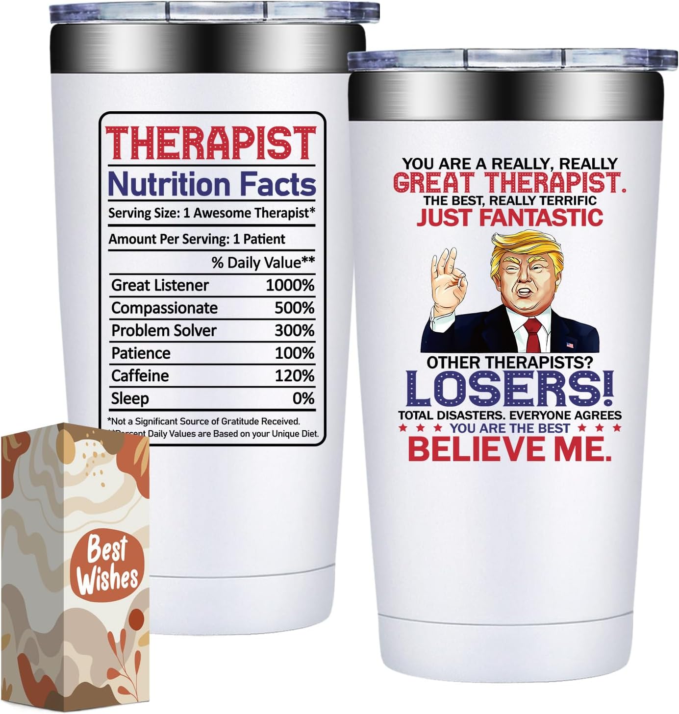 Therapist Gifts - Physical Therapist Gifts for Women - Nurses Week Christmas Gift for Therapy Mental Health Therapists - 20oz Tumbler