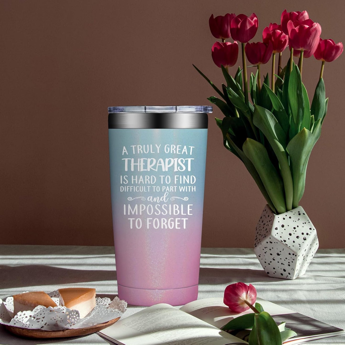 Therapist Gifts - Physical Therapist Gifts for Women - Nurses Week Christmas Gift for Therapy Mental Health Therapists - 20oz Tumbler