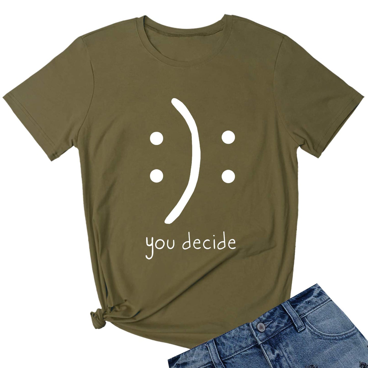 BLACKMYTH Women's T-Shirts Cotton Funny Graphic Design Casual Short Sleeve Top Tees