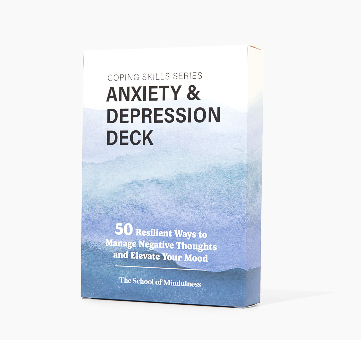 The School of Mindfulness- Mindfulness Coping Skills Series Deck, for Depression and Anxiety, Anger Management, and Cravings and Triggers (Anger Management)