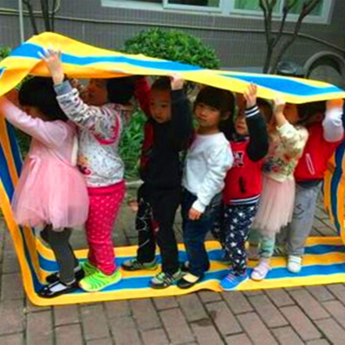 KINDEN Teamwork Games Group Learning Activity Fun Playing Run Mat for Kids and Adults Field Day Game