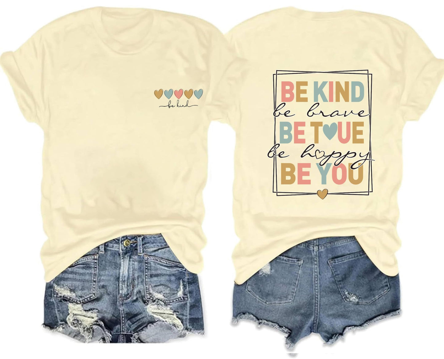 Be Kind Shirt for Women Teacher Kindness Positive Message Tshirt Dandelion Graphic Summer Tee Tops