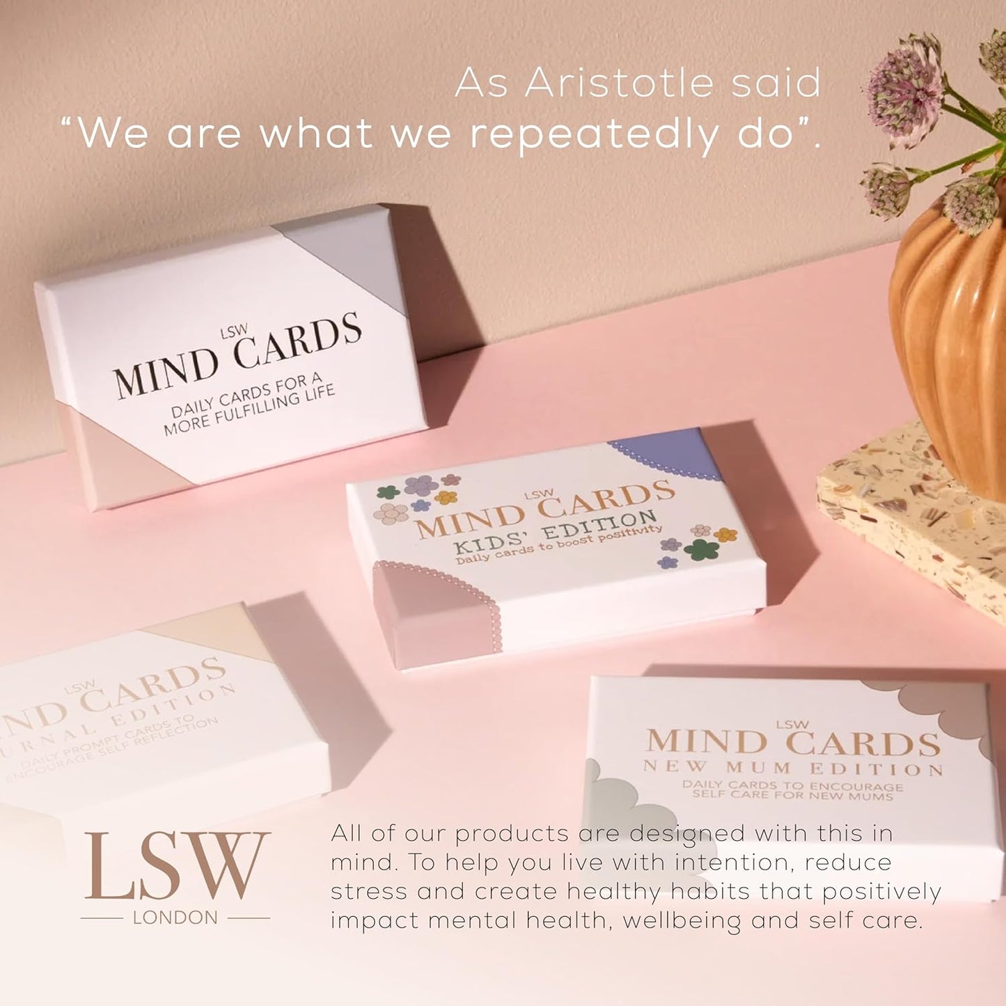 Affirmation Cards for Growth & Positive Mindset | 50 Daily Mindful Manifests - Confidence, Career, Health, Relationships & Gratitude | Inspirational Gifts for Women & Men