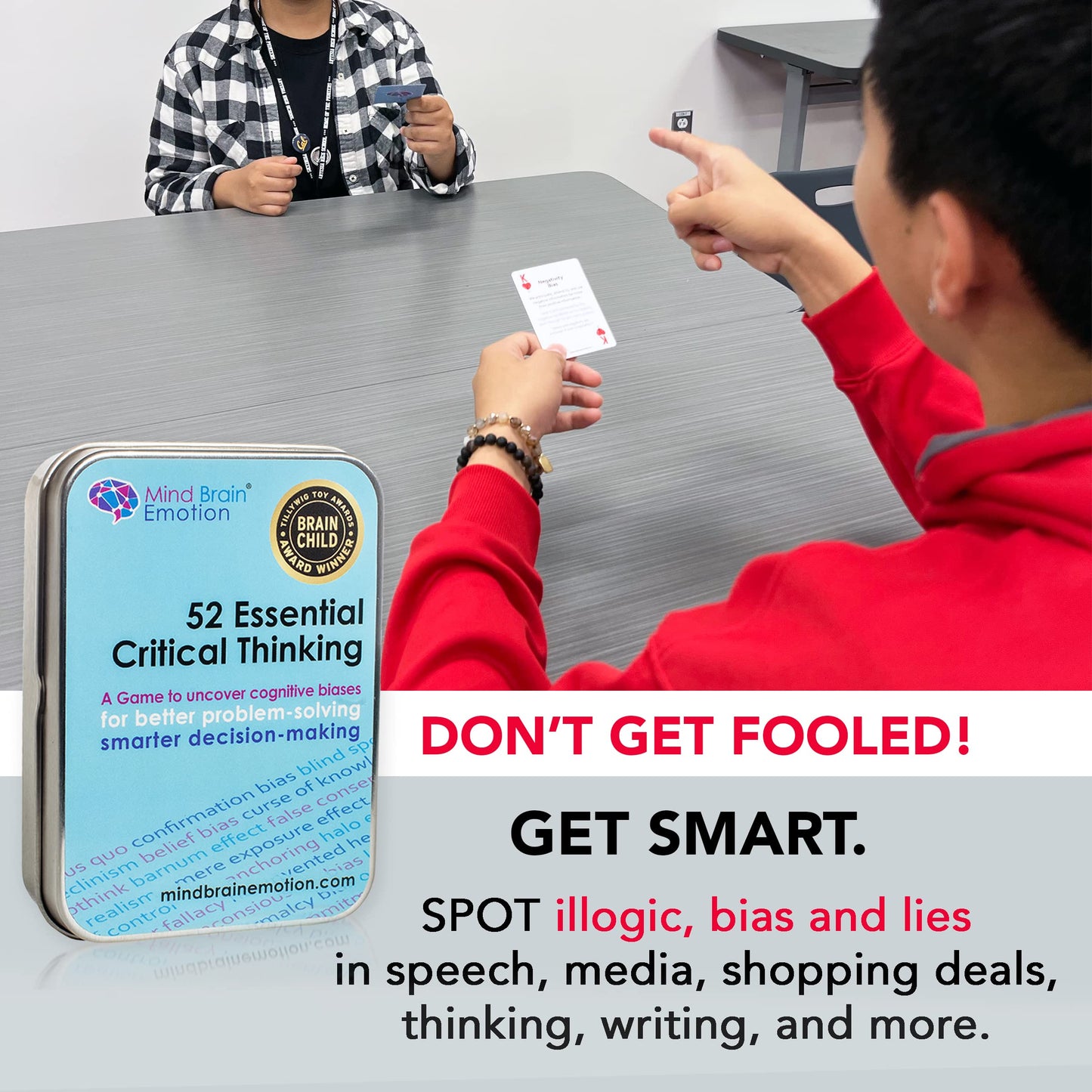 Mind Brain Emotion 52 Essential Coping Skills Cards - Self Care Exercises for Stress and Social Anxiety Relief - Resilience, Emotional Agility, Confidence Therapy Games for Teens, Adults