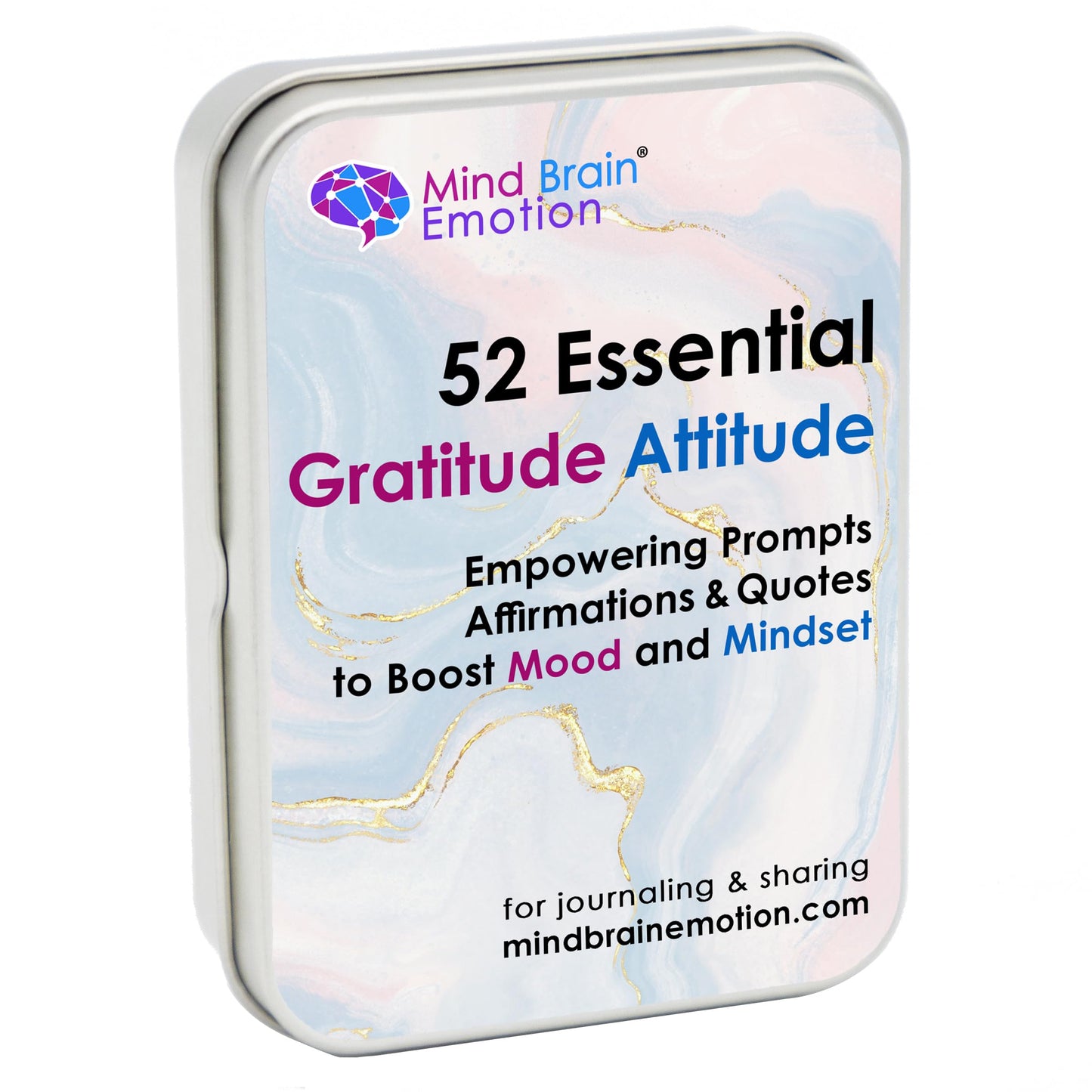Mind Brain Emotion 52 Essential Coping Skills Cards - Self Care Exercises for Stress and Social Anxiety Relief - Resilience, Emotional Agility, Confidence Therapy Games for Teens, Adults