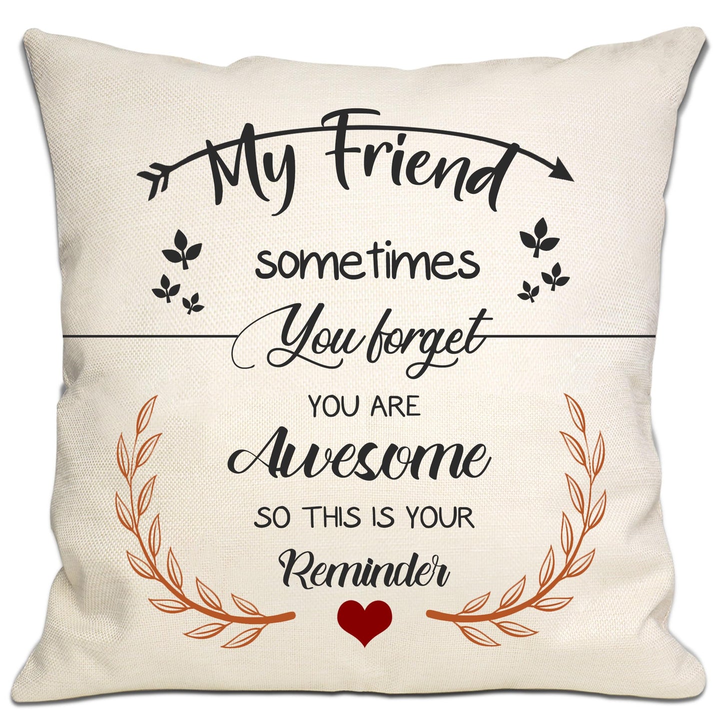 Boundaries Reminder Gift Rainbow Throw Pillow Covers 18x18 Inch Mental Health Themed Decor for Home Kids Teens Kids Adults Women Men Inspirational Gift(Boundaries)