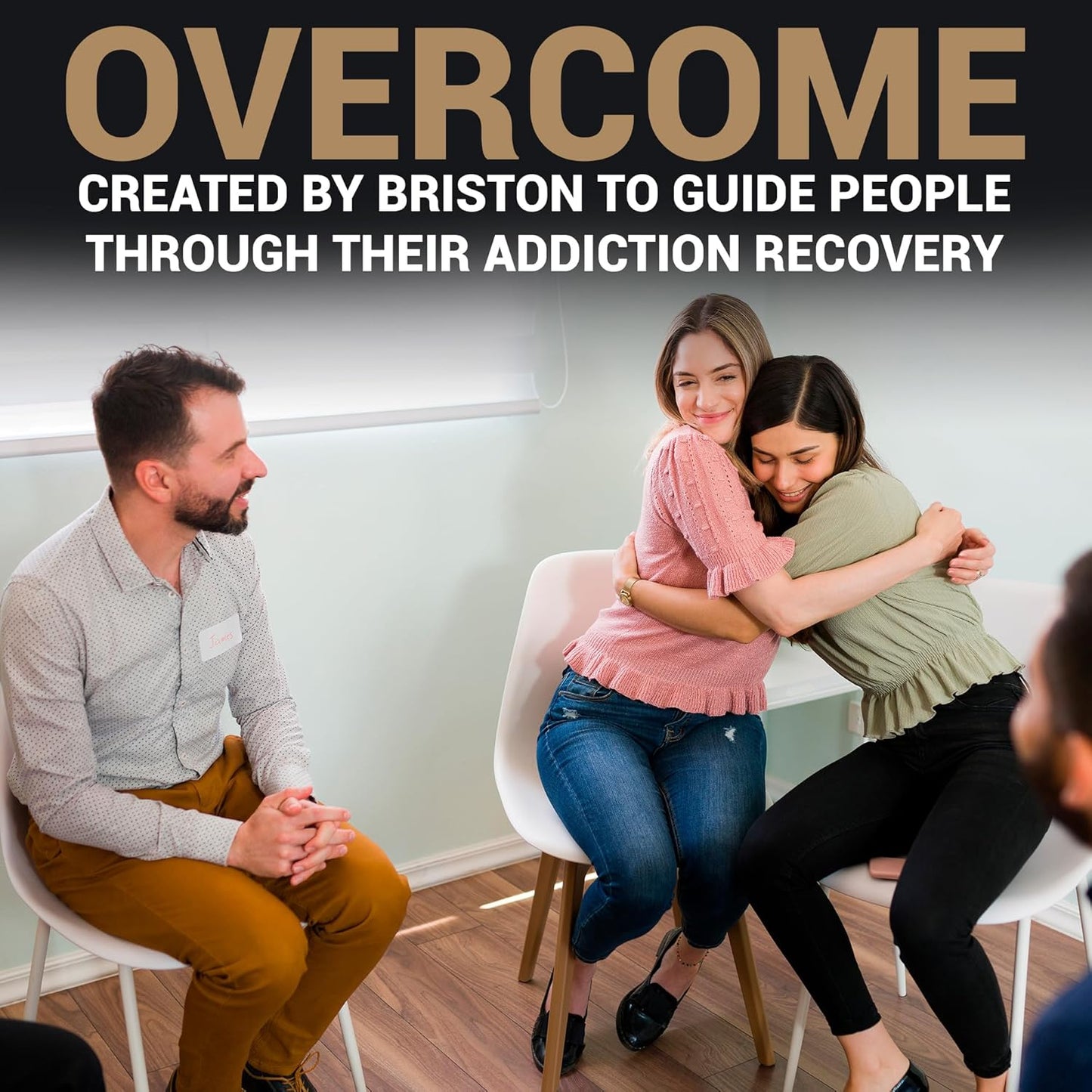 Overcome: Addiction Recovery Questions Group Therapy Game 70 Cards – Counseling Conversations Therapeutic Icebreaker for Substance Abuse, Positive Mental Health, Sobriety, Relapse & Suicide Prevention