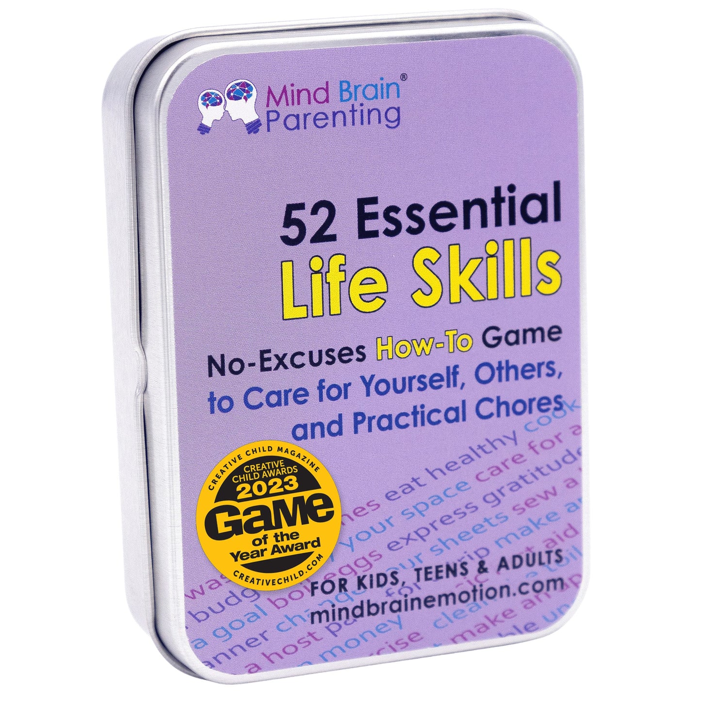 Mind Brain Emotion 52 Essential Coping Skills Cards - Self Care Exercises for Stress and Social Anxiety Relief - Resilience, Emotional Agility, Confidence Therapy Games for Teens, Adults
