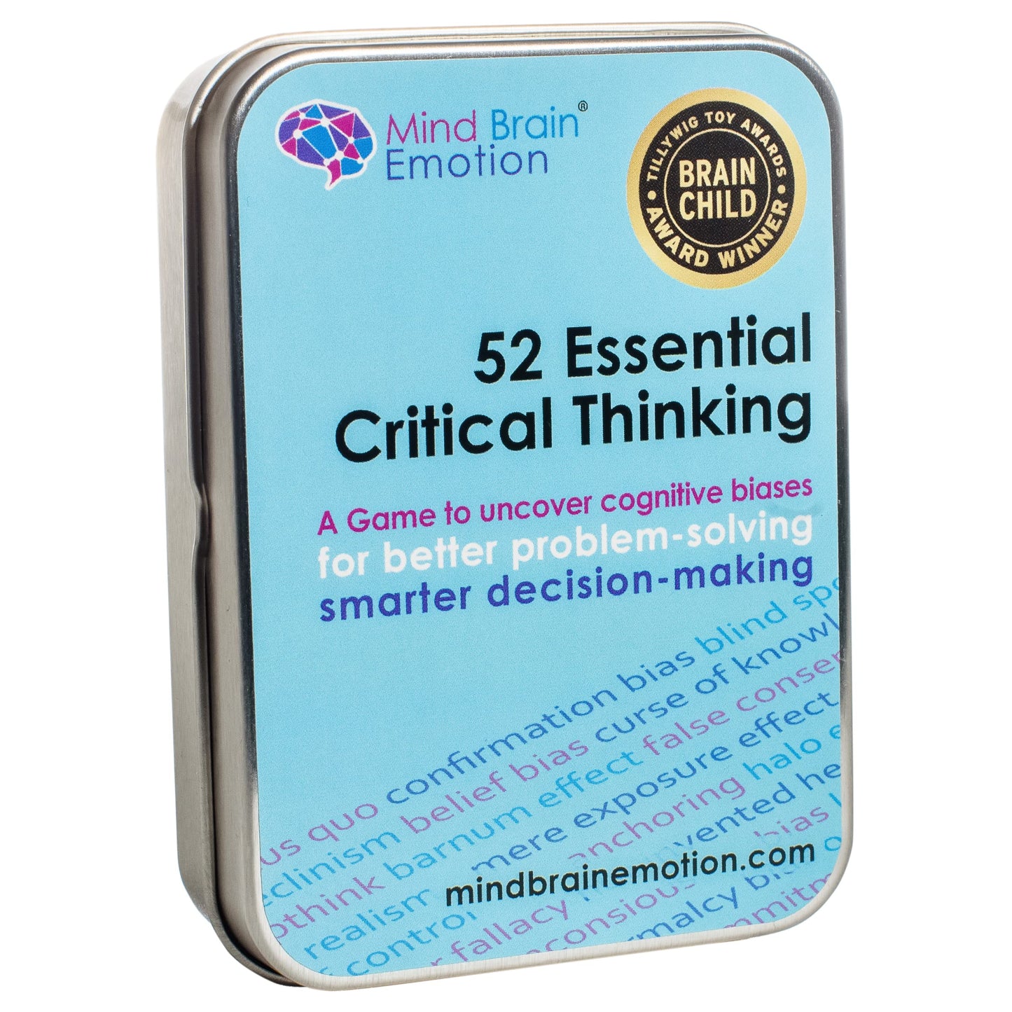 Mind Brain Emotion 52 Essential Coping Skills Cards - Self Care Exercises for Stress and Social Anxiety Relief - Resilience, Emotional Agility, Confidence Therapy Games for Teens, Adults