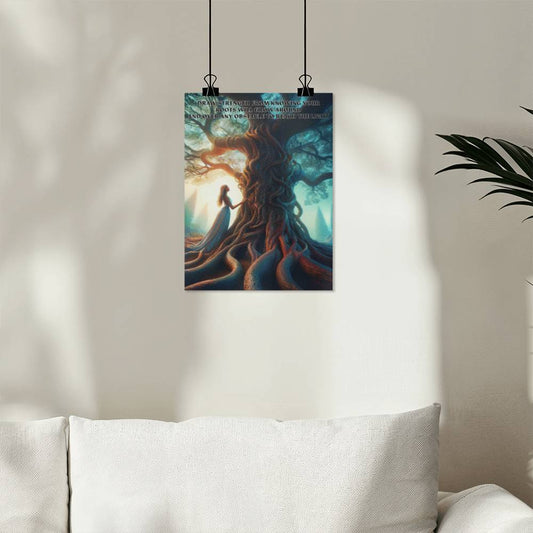"Roots of Strength" Poster for Therapist Decor
