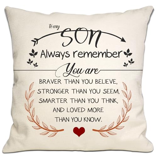 Boundaries Reminder Gift Rainbow Throw Pillow Covers 18x18 Inch Mental Health Themed Decor for Home Kids Teens Kids Adults Women Men Inspirational Gift(Boundaries)