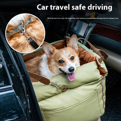 Portable Car Kennel Anti-dirty Removable And Washable Pet Safety Chair