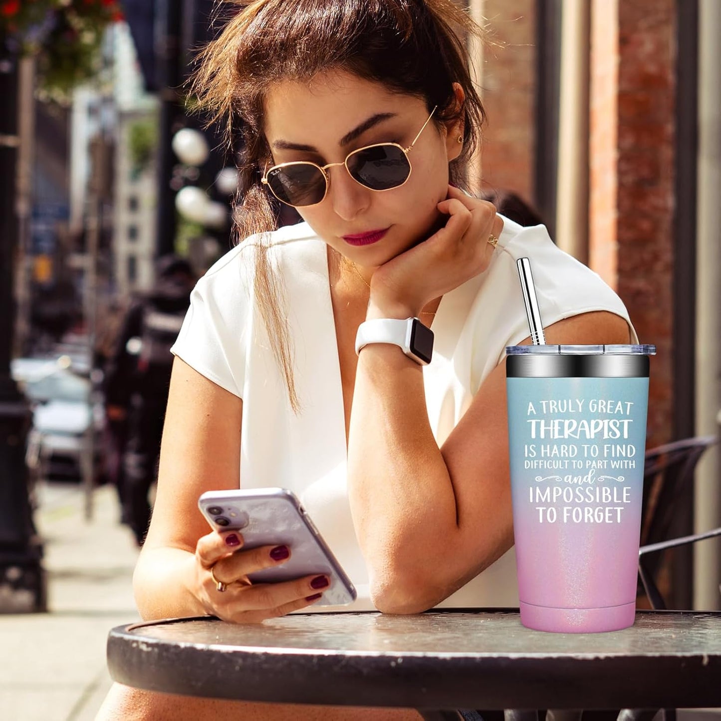 Therapist Gifts - Physical Therapist Gifts for Women - Nurses Week Christmas Gift for Therapy Mental Health Therapists - 20oz Tumbler