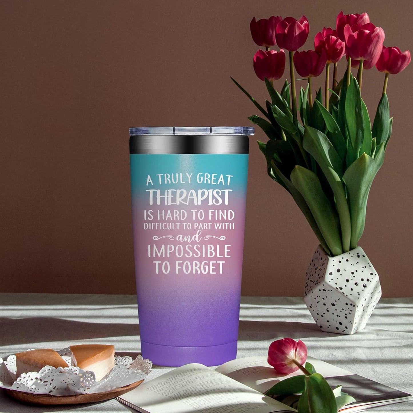 Therapist Gifts - Physical Therapist Gifts for Women - Nurses Week Christmas Gift for Therapy Mental Health Therapists - 20oz Tumbler