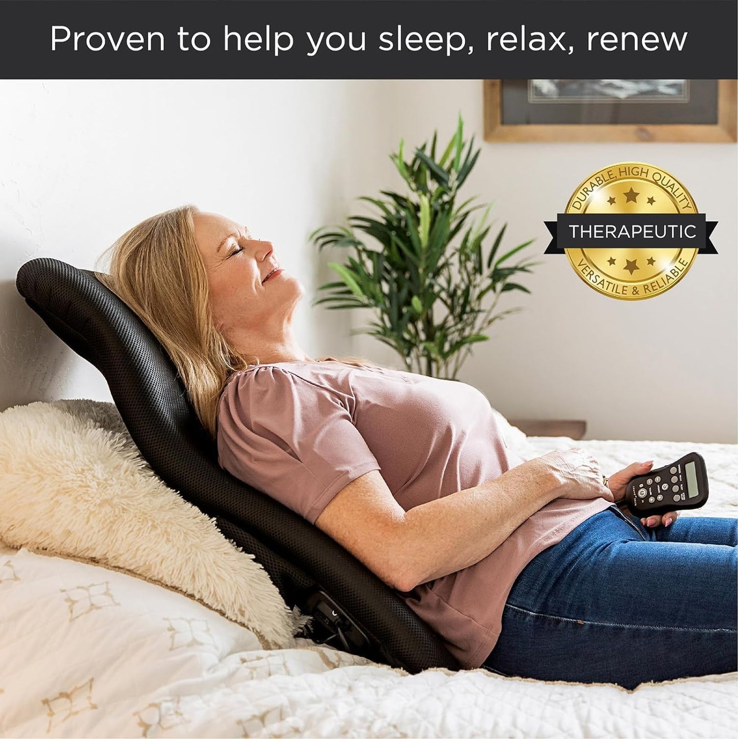 Sound Oasis Vibroacoustic Therapy System Plus, Dr. Developed Sounds Help Relax. Low Frequency Vibration, Soothing Music, Brainwave Entrainment Stimulates Body Cells to Renew & Heal. Bluetooth.