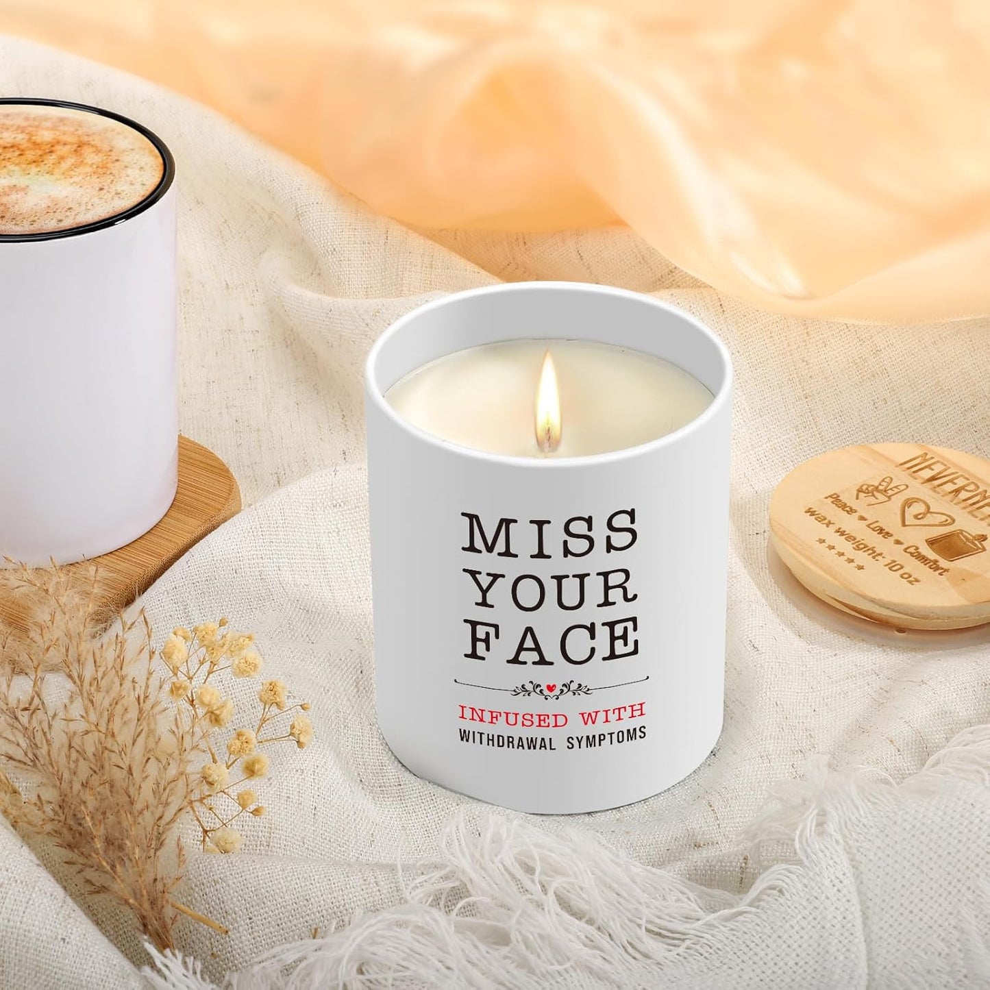 Inspirational Mental Health Gifts for Women, 10oz Encouragement Gifts for Friend Coworker, Little Reminders Office Gift, Motivational Positive Gift for College Girls, Soy Lavender Candle