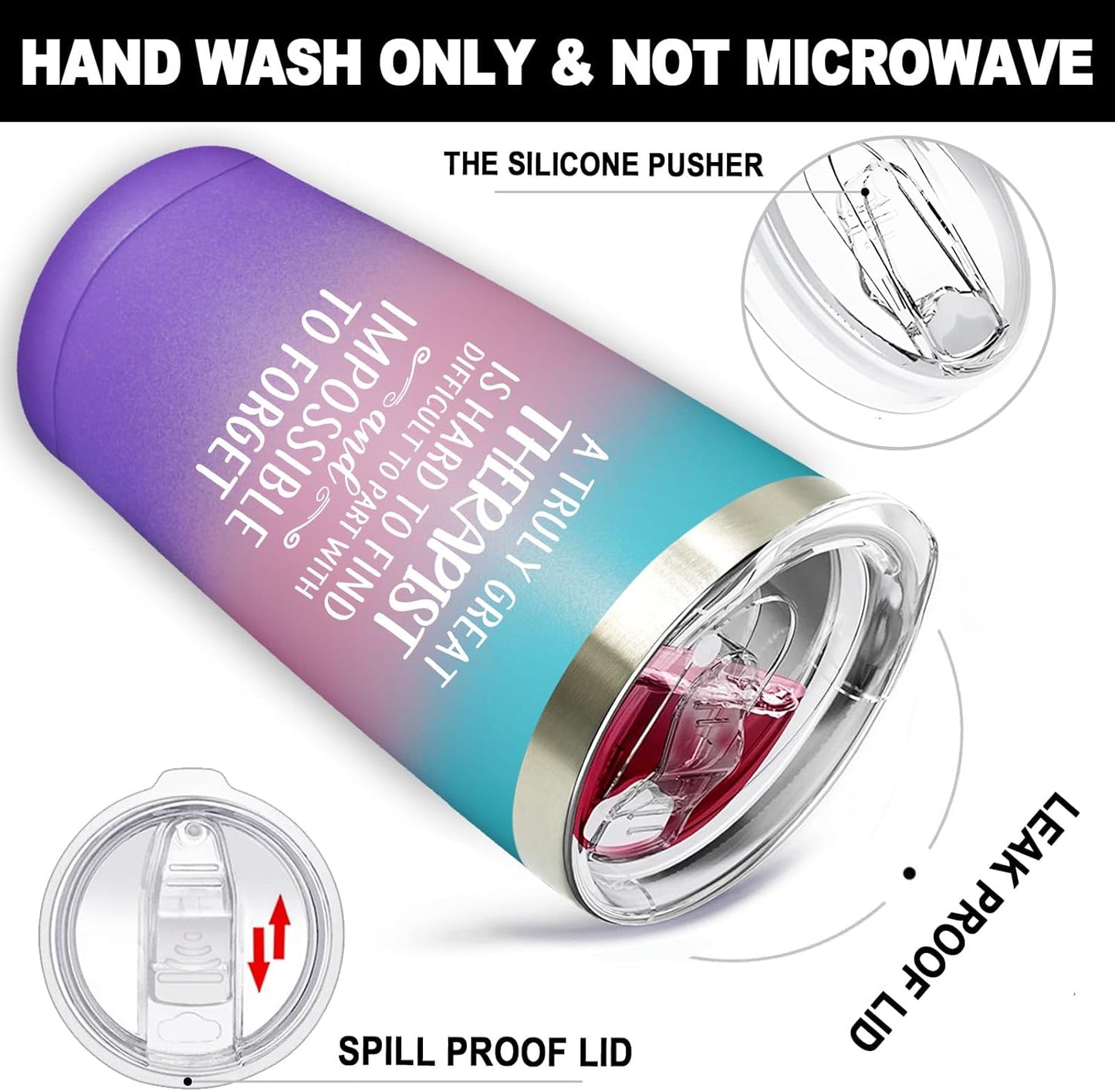 Therapist Gifts - Physical Therapist Gifts for Women - Nurses Week Christmas Gift for Therapy Mental Health Therapists - 20oz Tumbler