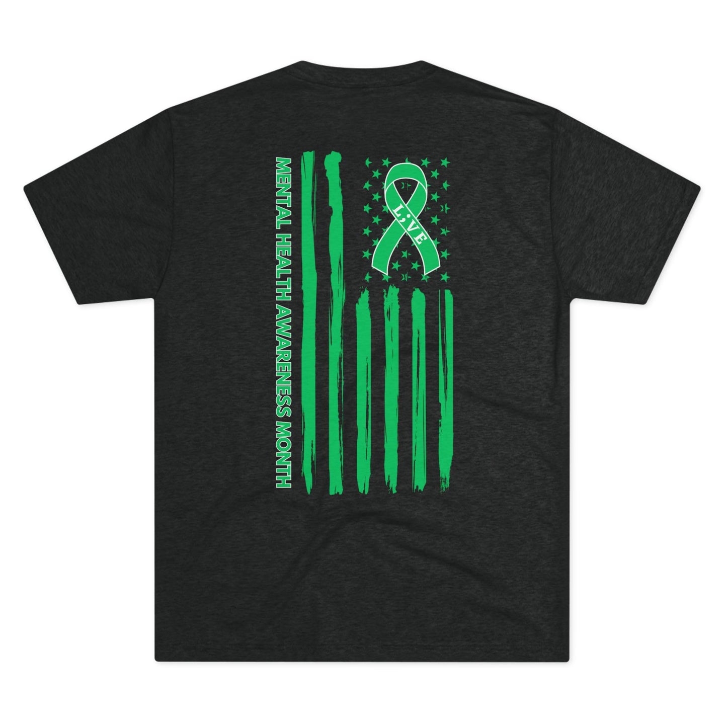 Mental Health Matters Tee, Unisex Crew Tee, in a World of Noise, Find Inner Peace, Gift for Mental Health Advocates