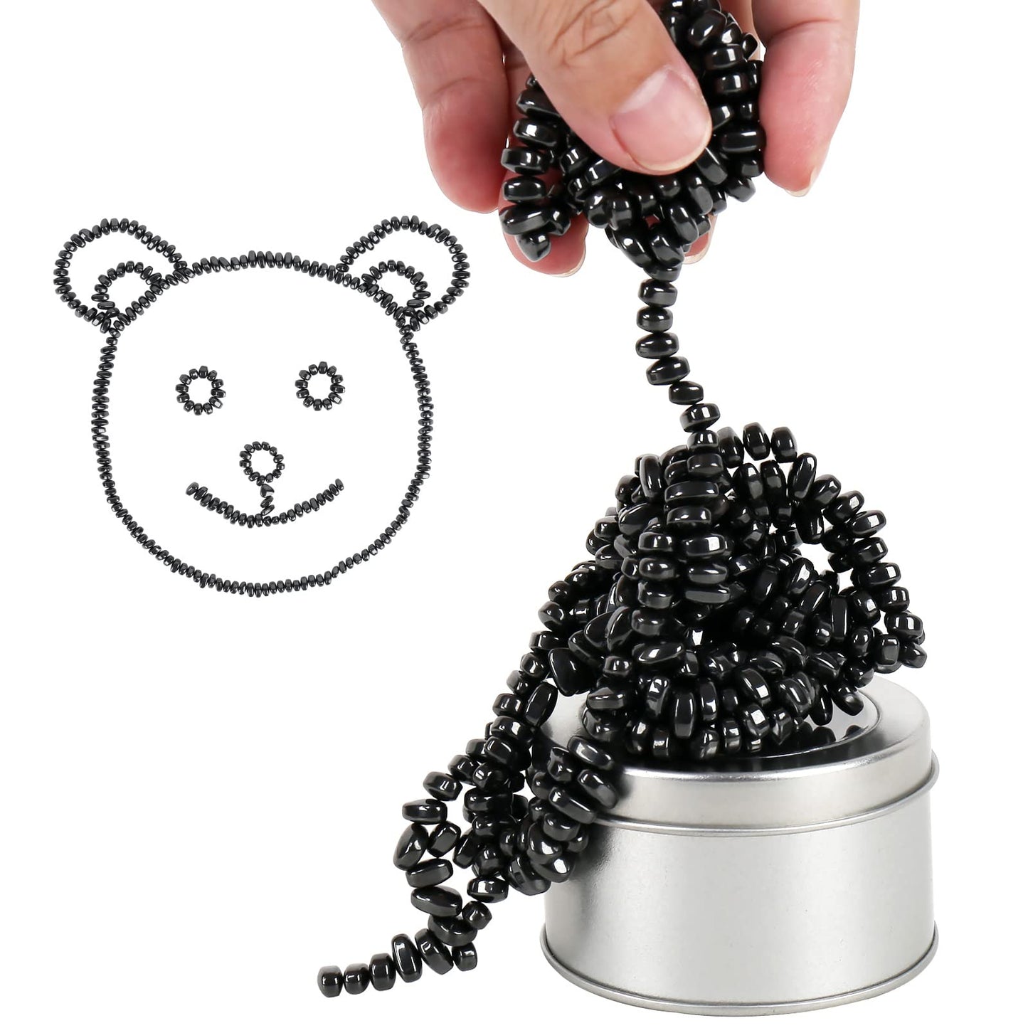 550pcs Ferrite Putty, Fidget Toys, Fidget Toys Adults, Desk Fidgets Toys for Office Stress/Anxiety Relief ,Adults Gifts