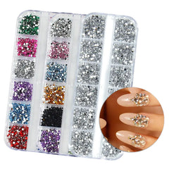 Box Nail Art Flat Back Crystal Rhinestone