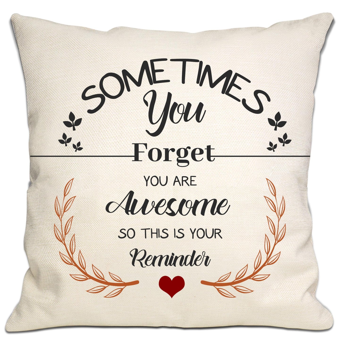 Boundaries Reminder Gift Rainbow Throw Pillow Covers 18x18 Inch Mental Health Themed Decor for Home Kids Teens Kids Adults Women Men Inspirational Gift(Boundaries)