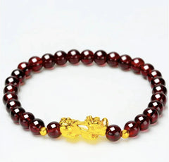 Vietnam Sand Gold Obsidian Bracelet for Men and Women