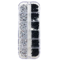 Box Nail Art Flat Back Crystal Rhinestone