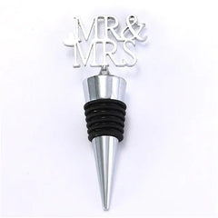 Zinc Alloy Wine Stopper Crystal Wine Champagne Bottle Stopper Vacuum Sealed Wedding Heart Gift  Wine Pourer Stopper