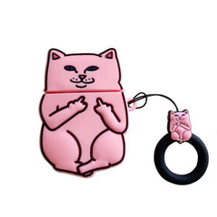 Cartoon Cat Earpods Case