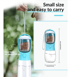 2 in 1 Portable Dog Water Bottle