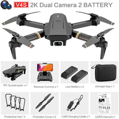 4DRC V4 WIFI FPV Drone with Duel 4k Cameras